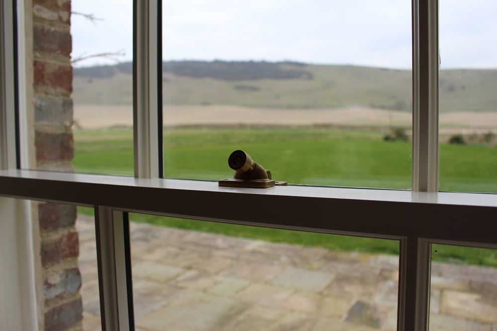 Sash Window Lock Close Up