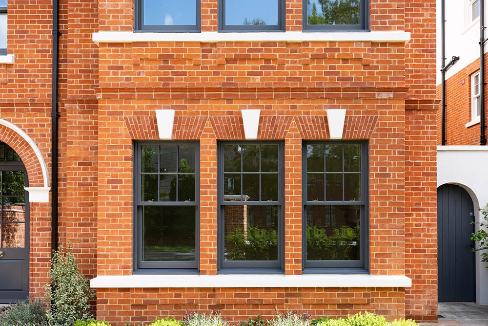 Ealing Sash Windows Grey Front