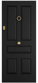 EXT-610 PAS24 Door RAL9005 Black LR2